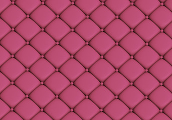 The pink texture of the leather skin quilted sofa