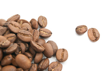 some coffee beans