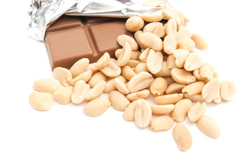 chocolate and some peanuts