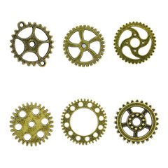 gears isolated on a white background.