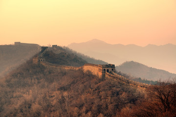 Fototapeta na wymiar Great Wall morning