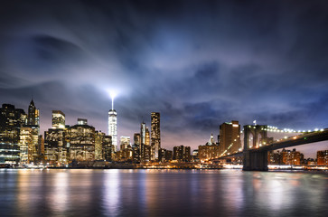 Fototapeta premium Światła Nowego Jorku