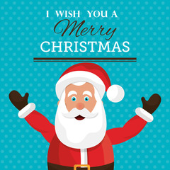 Merry christmas colorful card 