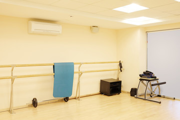 Naklejka premium The image of interior of the dance studio