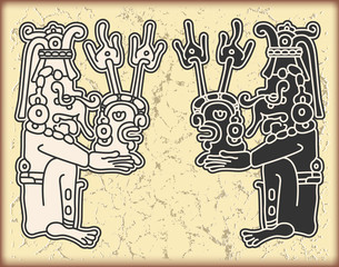 Ornament in style of the Maya