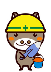 工事中の動物シリーズ