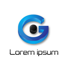 3d G logo