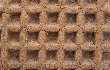 texture close-up of chocolate wafers