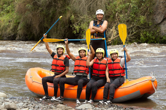Whitewater River Rafting Adventure Team