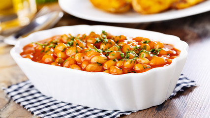 Baked Beans - gebackene Bohnen