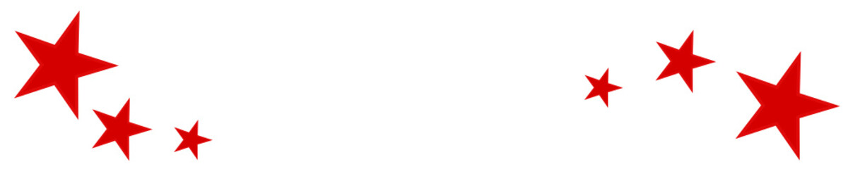 Naklejka premium Sterne Rot Banner Hintergrund Weihnachten