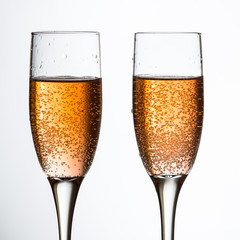 two glass of champagne