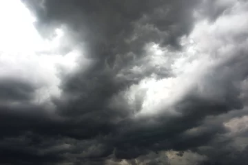Papier Peint photo Lavable Ciel Dark storm clouds