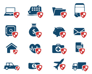Insurance simply icons