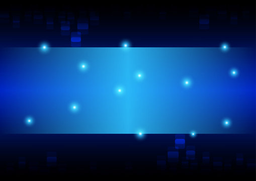 abstract blue background technology. illustration vector design.