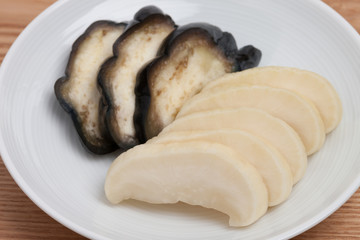 漬け物の盛り合わせ　