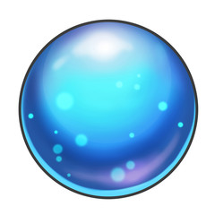 Illustration: Element Design: All Kinds of Marbles with Different Colors. Realistic Cartoon Life Style. Game Asset / UI Design.
