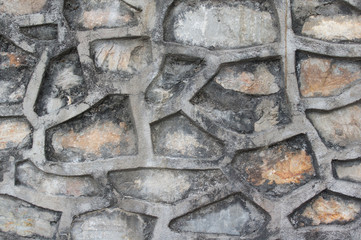 stone wall, concrete and gray background, texture with scratch