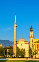 Fototapeta na wymiar The Et'hem Bey Mosque in Tirana - Albania