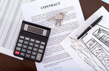 Concept of a real estate contract