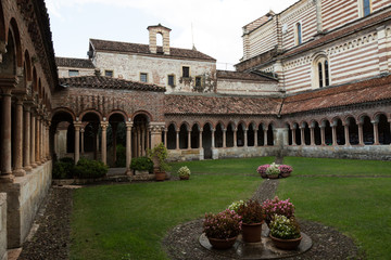 the 9th century Benedictine Abbey of St. Zeno, Verona, Italy