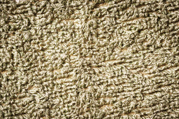 The surface of the cloth