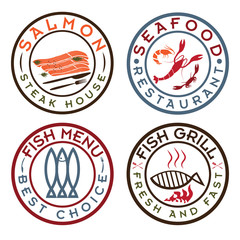 fish and seafood bbq set