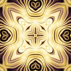 Abstract magic glow - decorative pattern and shape