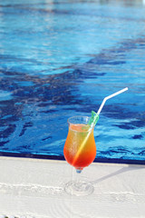 Cocktail Drinks Poolside