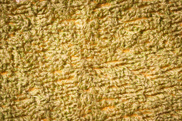 The surface of the cloth