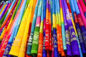 Colorful Sari background