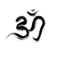 Sign vector Hindu Om Icon in Tamil