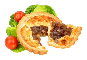 Caramelised Onion And Cheese Quiche