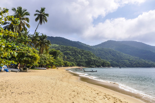 Beach In Ilha Grande Island, Brazil