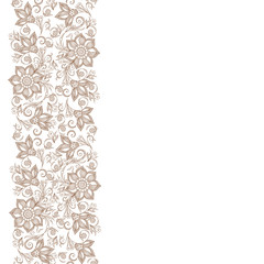 Vector Lace pattern for invitation or greeting card