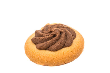 Biscuits isolated on white background