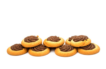 Biscuits isolated on white background