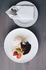 cake in coffee shop