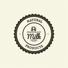 Milk label