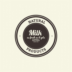 Milk label