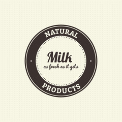 Milk label
