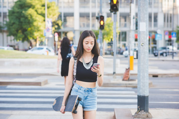 Young beautiful asiatic woman