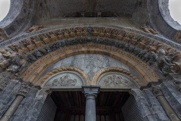 The Eglise Sainte Marie in Oloron, France. On the Camino de Santiago.