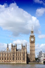 Fototapeta na wymiar London UK - Big Ben