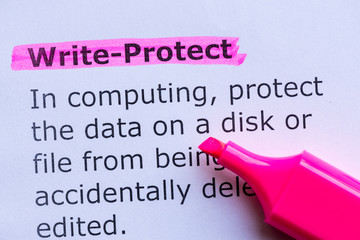 write protect