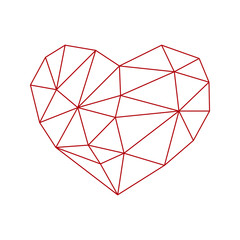 heart low poly