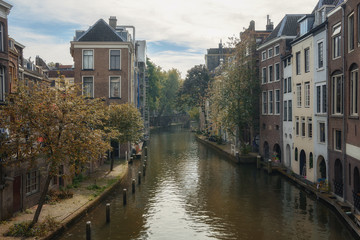 Fototapeta premium Duplex channels Utrecht.