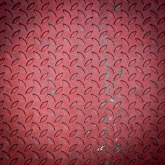 red dirty metal plate, metallic grunge texture background