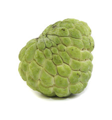 custard apple on white background