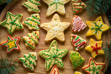 Homemade Christmas cookies
